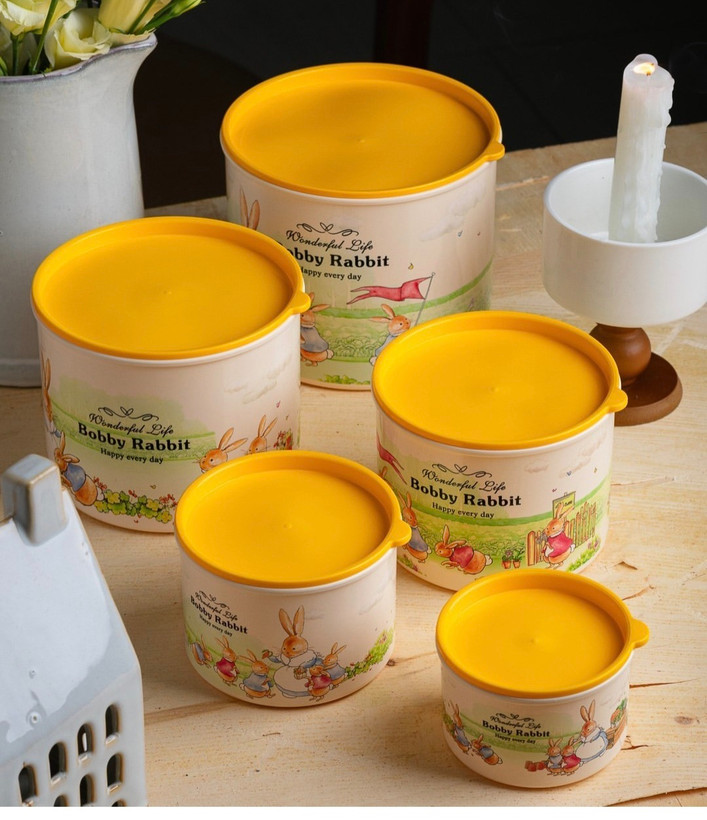 ظروف ۵ تیکه نگهدارنده خرگوشی