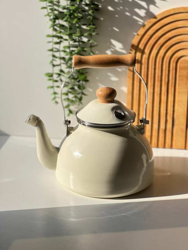 کتری لعابی طرح انگلیش هوم
