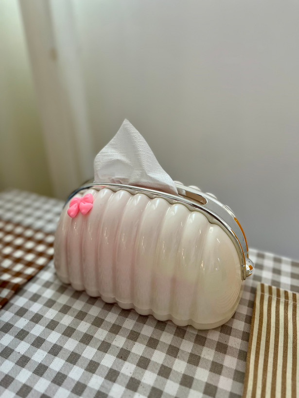 جا دستمال کاغذی صدفی