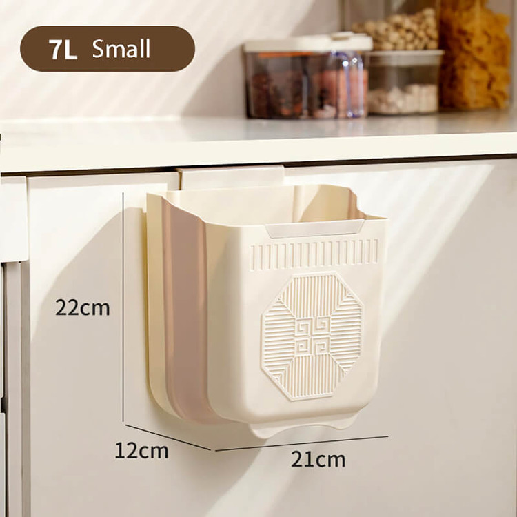 سطل زباله کابینتی تاشو سلیکونی