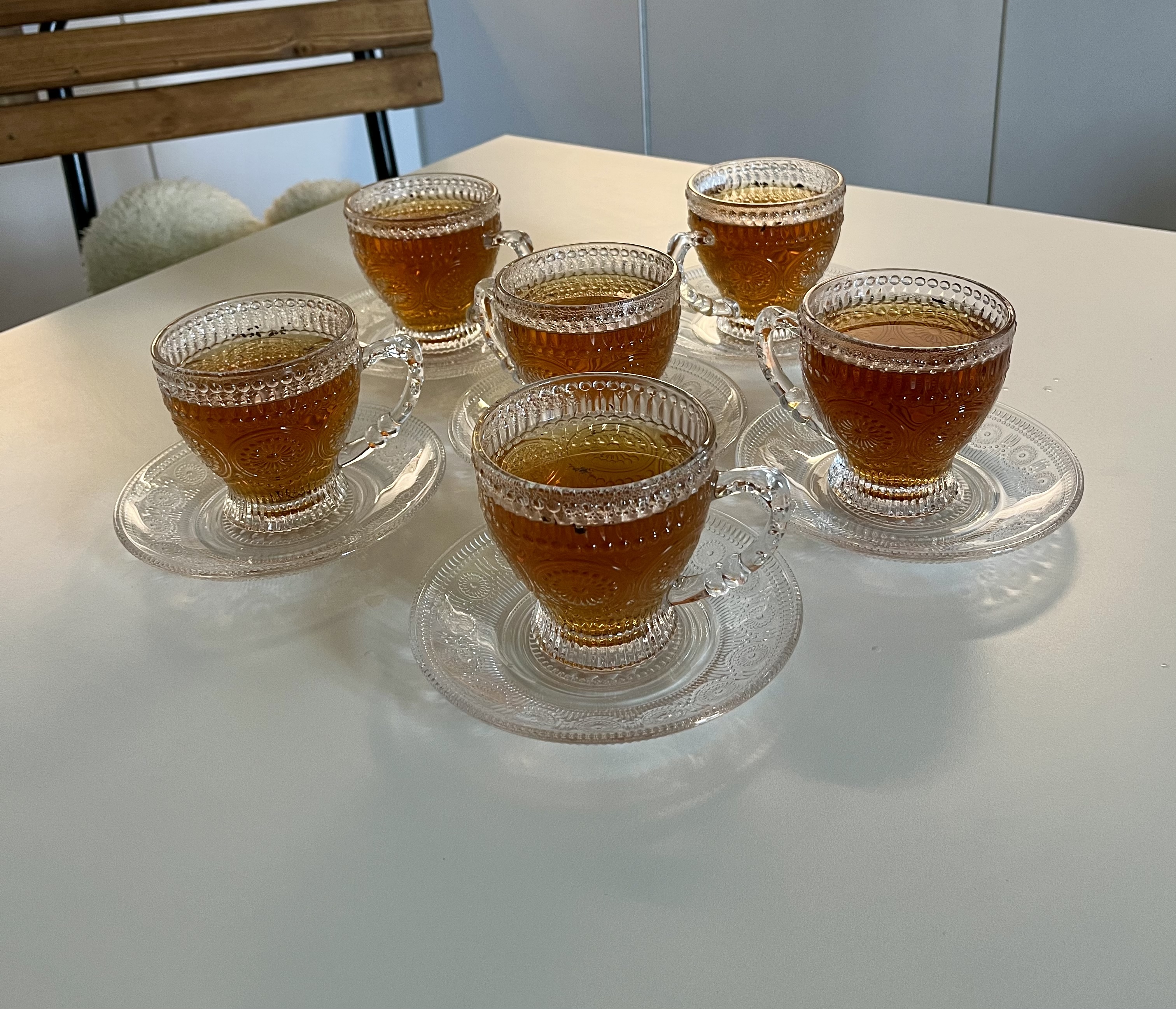 فنجان نعلبکی طرح زارا ۶ عددی
