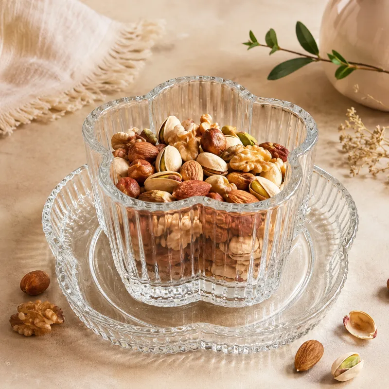 پیاله و‌پیش دستی طرح گل