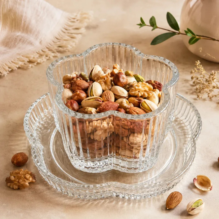 پیاله وپیش دستی طرح گل