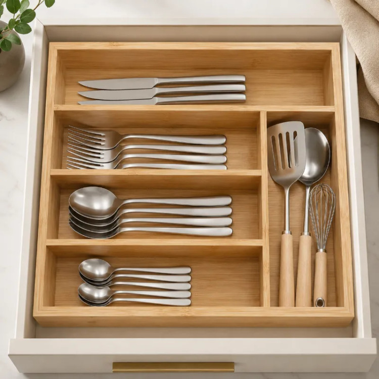 جا قاشقی کابینتی بامبو